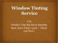 Window Tinting Service - Mum Sports PowerPoint PPT Presentation