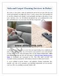Sofa and Carpet Cleaning Services in Dubai PowerPoint PPT Presentation