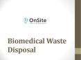 Biomedical Waste Disposal (1) PowerPoint PPT Presentation
