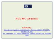 PADI IDC Gili Islands