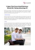 5 Apps That Every Small Business Should Be Taking Advantage Of PowerPoint PPT Presentation