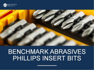 Phillips Insert Bits
