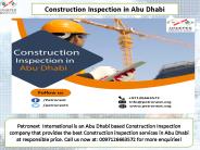 Construction Inspection in Abu Dhabi