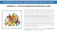 Toys that reproduce the technical world