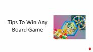 Tips To Win Any Board Game