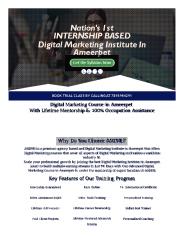 Digital Marketing Course in Ameerpet
