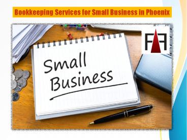 Bookkeeping Services For Small Business in Phoenix