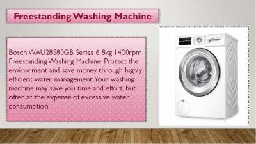 washing machine products