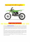 Kawasaki KX 250 Graphics PowerPoint PPT Presentation