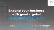 Australia Email List