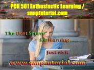 PCN 501 Enthusiastic Learning / snaptutorial.com