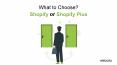 Which platform is better for you: Shopify or Shopify plus PowerPoint PPT Presentation