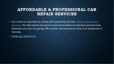 Many Autos LTD car Repair Services in Reading UK