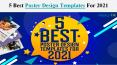5 Best Poster Design Templates PowerPoint PPT Presentation