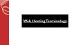 Web Hosting Terminology PowerPoint PPT Presentation