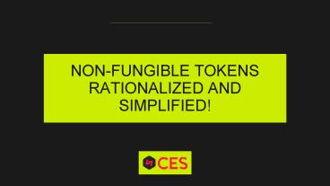 How To Create Non Fungible Tokens?