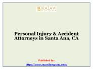 Personal Injury & Accident Attorneys in Santa Ana, CA