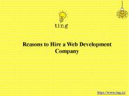 Reasons to Hire a Web Development Company