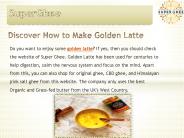 Discover How to Make Golden latte