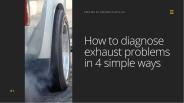 How to Diagnose Exhaust Problems in 4 Simple Ways