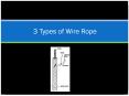 3 Types of Wire Rope PowerPoint PPT Presentation