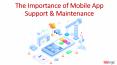 The Importance of Mobile App Support & Maintenance PowerPoint PPT Presentation