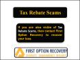 Tax Rebate Scam | Funds recovery group Australia  | First Option Recovery PowerPoint PPT Presentation