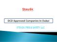 DCD Approved Companies In Dubai PowerPoint PPT Presentation