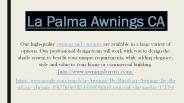 La Palma Awnings CA