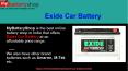 Exide Car Battery PowerPoint PPT Presentation