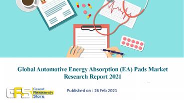 Global Automotive Energy Absorption (EA) Pads Market Research Report 2021