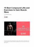 15 Best compound lifts and exercises to gain muscle mass PowerPoint PPT Presentation