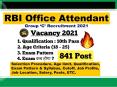 RBI Office Attendant Recruitment 2021 Apply Online PowerPoint PPT Presentation