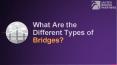 What Are the Different Types of Bridges? PowerPoint PPT Presentation