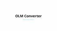 MailsDaddy OLM to PST Converter