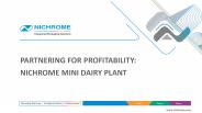 PARTNERING FOR PROFITABILITY: NICHROME MINI DAIRY PLANT