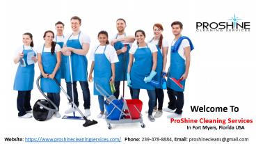 Get the House Cleaning Services in Fort Myers, FL