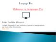 Professional Translation Services PowerPoint PPT Presentation