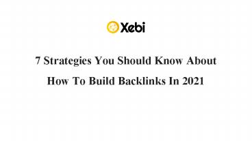 How To Build Backlinks In 2021