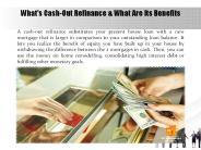 What’s Cash-Out Refinance & What Are Its Benefits