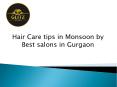Hair Care tips in Monsoon by Best salons in Gurgaon PowerPoint PPT Presentation