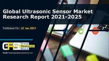 Ultrasonic sensor market