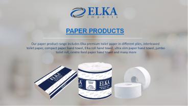 Bulk Paper Products Wholesale