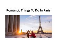 Romantic Things To Do In Paris
