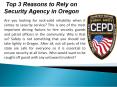 Top 3 Reasons to Rely on Security Agency in Oregon PowerPoint PPT Presentation
