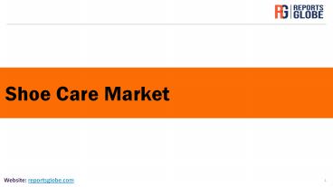 Shoe Care Market