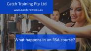 What happens in an RSA course