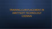 Training Cum Placement in Chennai
