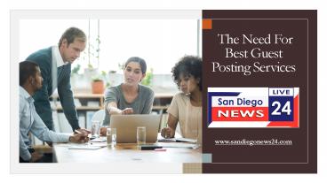 San Diego Guest Posting Service