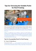 Tips for Choosing the Suitable Purlin for Roof Framing - Bansal Roofing PowerPoint PPT Presentation